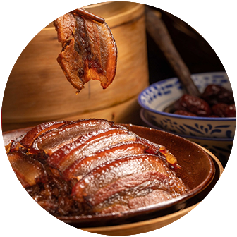 Steamed Pork Slices with Red Bean Paste